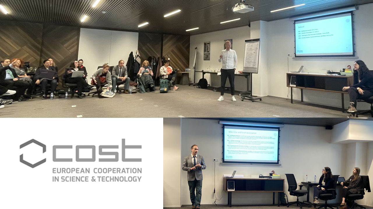 Members of the NetSec Management Committee at the launch event in Brussels.