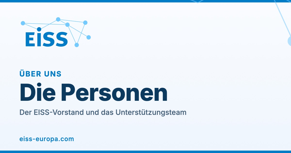 Die Menschen der Europäischen Initiative für Sicherheitsstudien.