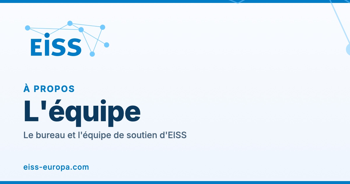 Les membres de l'Initiative européenne pour les études de sécurité.