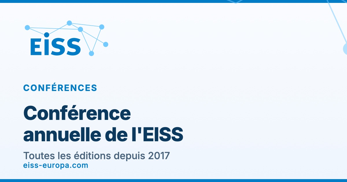 Conférences — EISS