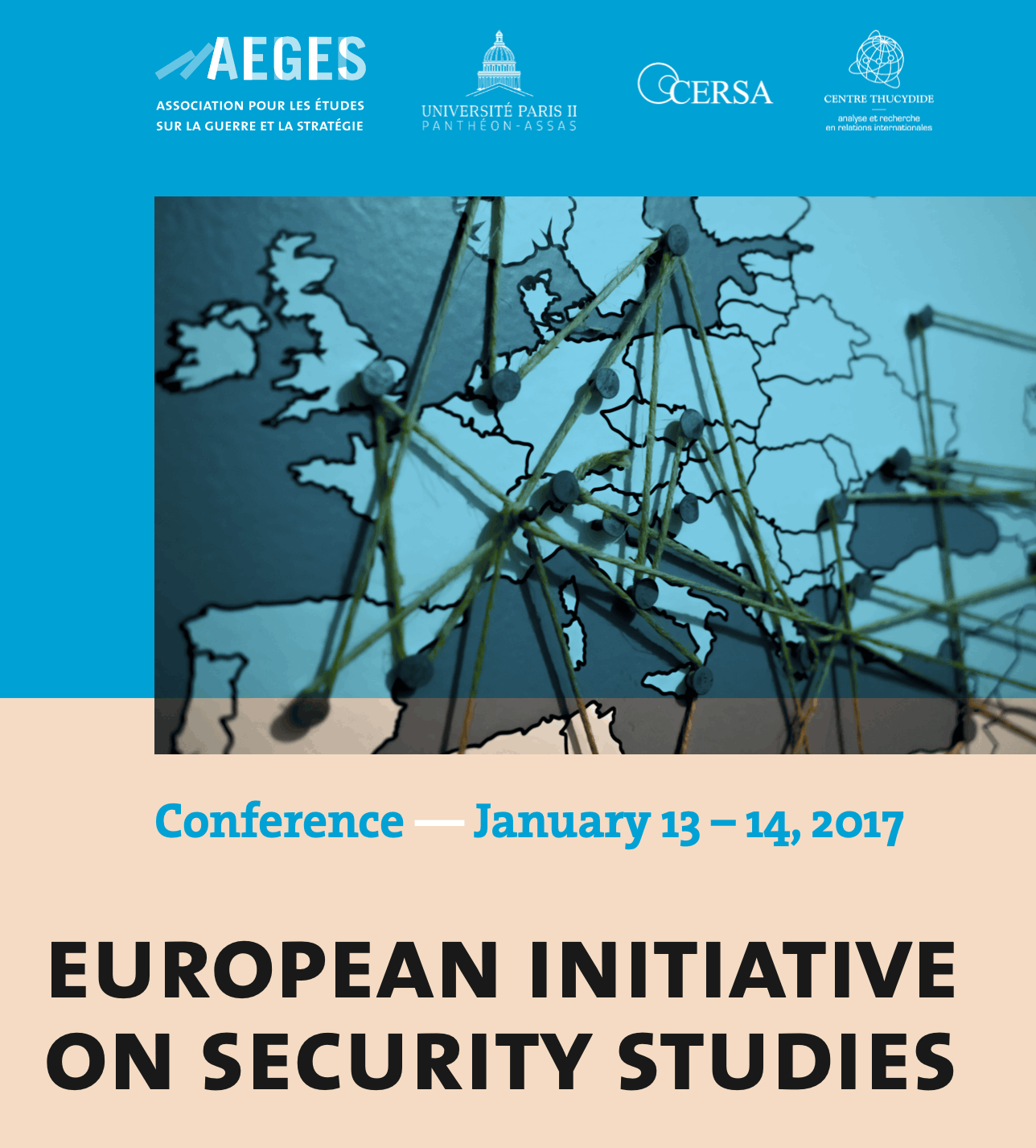 Programme of the 2017 inaugural EISS Conference at the University Panthéon-Assas, Paris.
